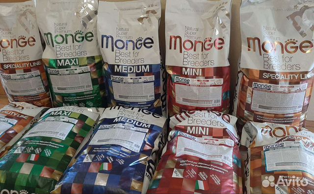 Корм Monge, Royal canin роял канин, монж