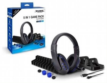 Комплект аксессуаров 5 in 1 GamePack PlayStation 4