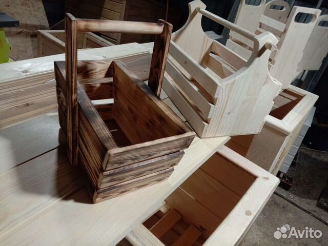 Ящики деревянные декоративные