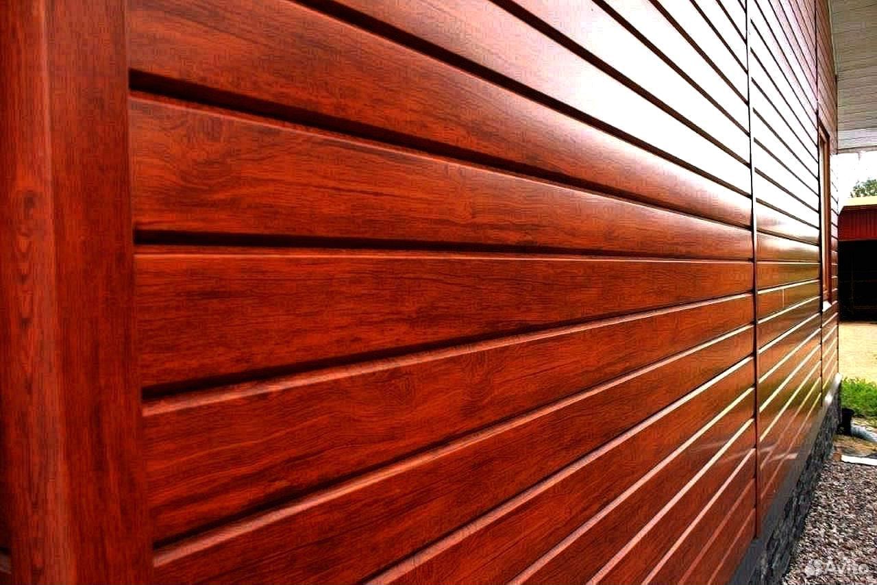 Забор из доски имитация бруса