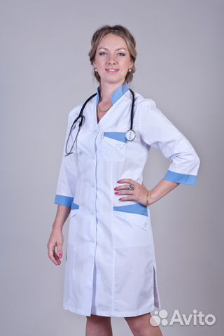 Новые медицинские халаты и костюмы разные размеры