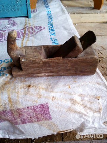 Старинный дубовый Рубанок