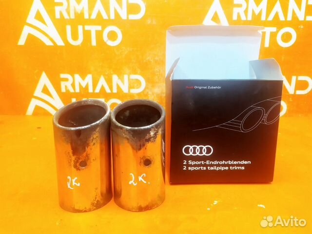 Комплект насадок глушителя Audi Q3 1 8U 2011-2018