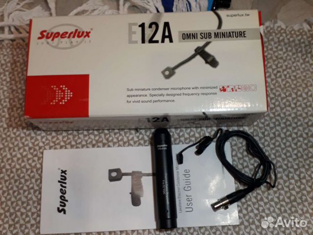 Микрофон петличный Superlux E12A
