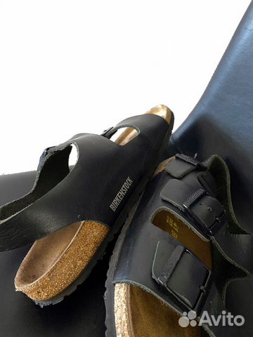 41 Birkenstock Milano Soft Leather Footbed Sandals