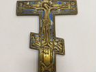 Старинный бронзовый крест, Распятие Христово