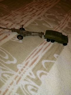Модель грузовика и пушки СССР, военная