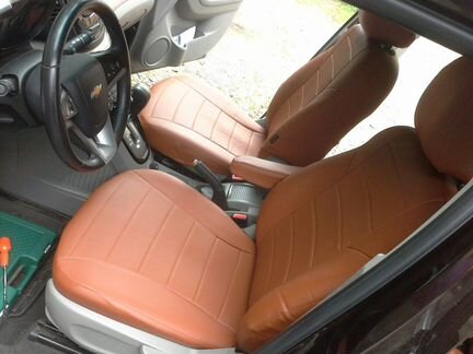 Модельные чехлы Шевроле Орландо из экокожи