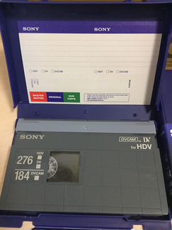 Видеокассеты Sony формата dvcam
