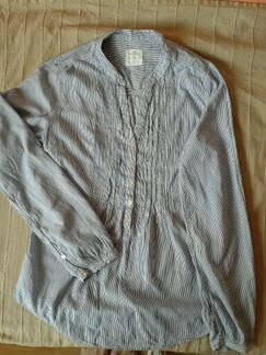 Белые голубые рубашки и блузки 42-44