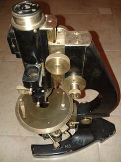 Ретро микроскоп Ленинград мп-3. 1950г