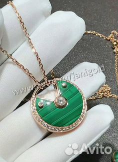Золотой кулон Cartier