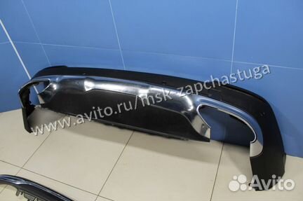 Юбка заднего бампера Mercedes GLC-klasse X253