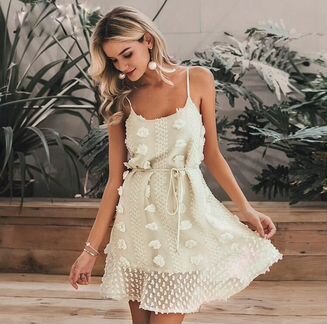 Новый белый сарафан