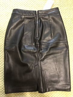 Кожаная юбка женская