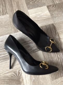 Туфли чёрные Gucci (оригинал) 38,5