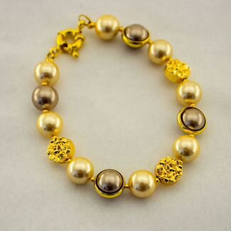 Браслет жемчуг майорика