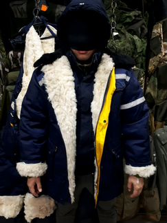 Костюм из натурального меха, овчиный
