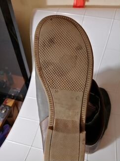 Полусапожки синие натуральная кожа 39р