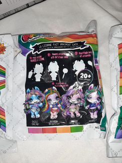 Набор из 3х шт Пупси слайм единорог