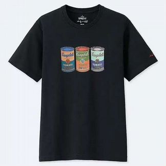 Футболка uniqlo. Принт Andy Warhol