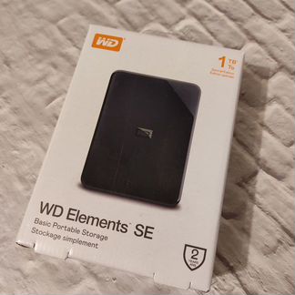 Новый Внешний HDD WD Elements SE 1TB Гарантия