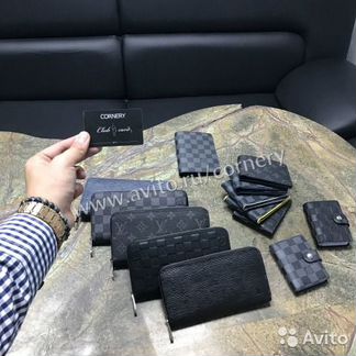Фирменный органайзер из канвы для денег и карт