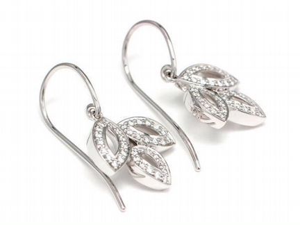 Золотые серьги harry winston