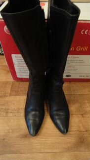 Сапоги кожаные