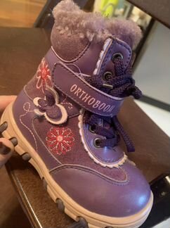 Ортобум зимние ботинки orthoboom детские девочки