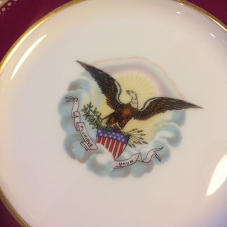 Фарфоровая тарелка White House Dessert 1861-1865