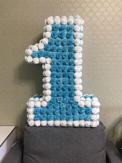 Объёмная цифра «1»