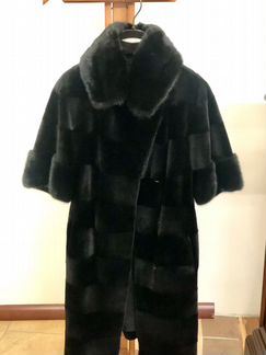 Шуба из щипаной норки италия