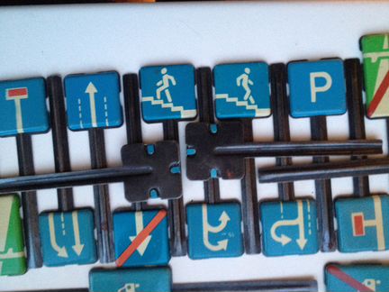 Знаки дорожные железные СССР