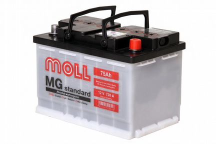 Аккумулятор Moll MG Standart 75 Ач 720А