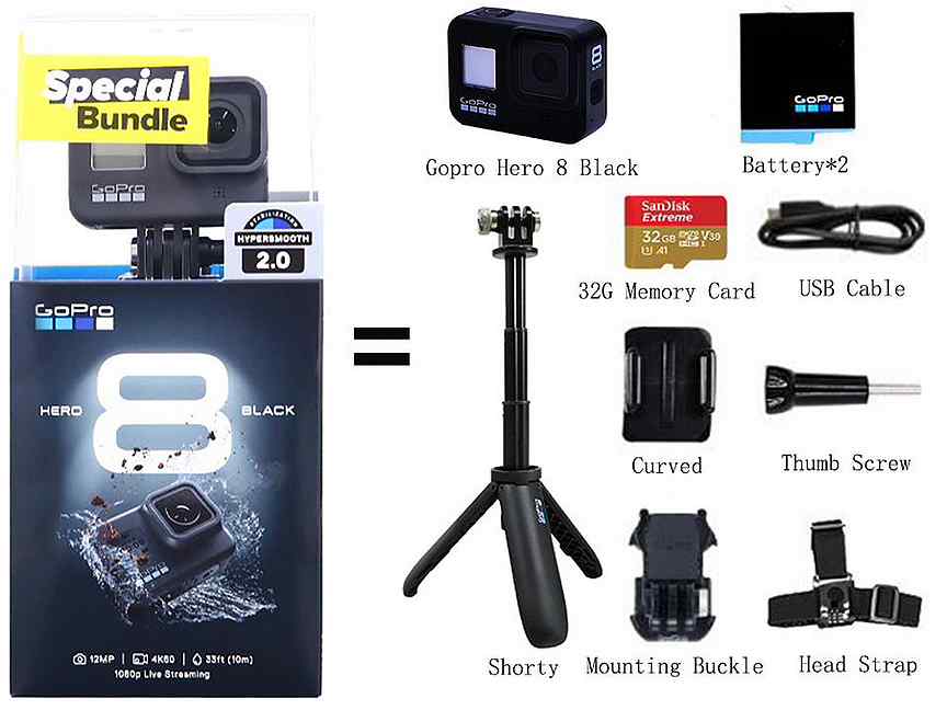 Special bundle. GOPRO Hero 10 Black Special Bundle CHDRB-101. Go Pro 10 Black Special Bundle.