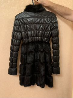 Куртка кожаная женская зимняя