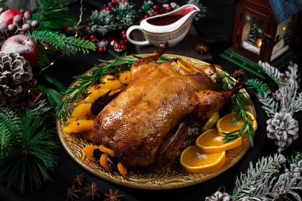 Фермерский гусь к новогоднему столу