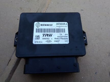 Блок стояночного тормоза Рено Сценик 3 285F28650R