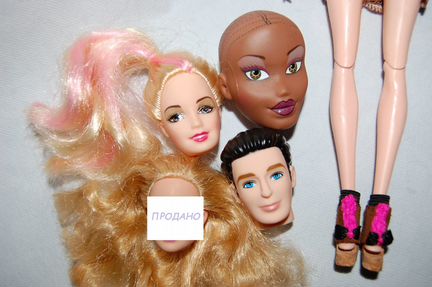 Барби китай головы ооак кукла запчасти