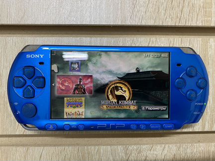 PSP 3008 Slim синяя, доставка бесплатная, гарантия
