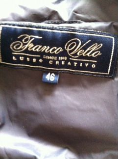 Пальто пуховик ф.Franco Vello (Италия), 48 разм