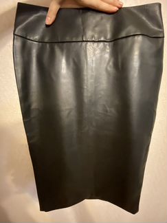 Юбка-карандаш из искусственной кожи Zara