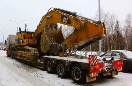 Трал первозка габарит негабарит
