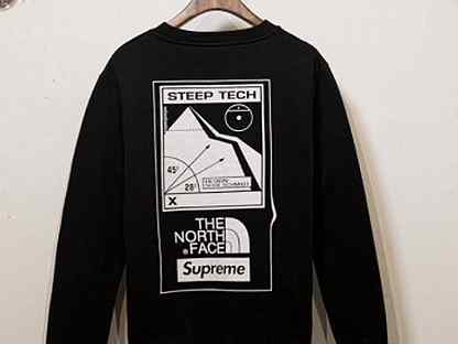 north face supreme steep tech hoodie