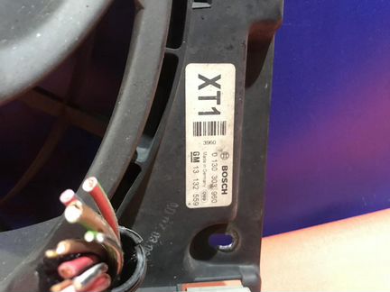 Диффузор под 1 вентилятор в сборе Опель Астра H