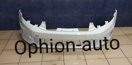 Бампер Фольксваген Поло белый 2015