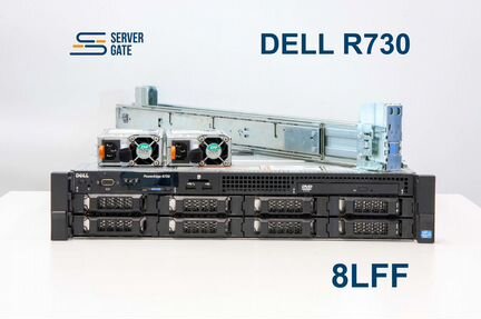 Сервер Dell R730 8LFF 2x E5-2687Wv3 32 GB