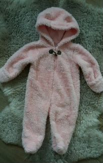 Легкий комбинезон Картерс из шерпы.Размер 9мес
