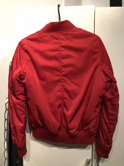 Ветровка куртка женская красная bershka